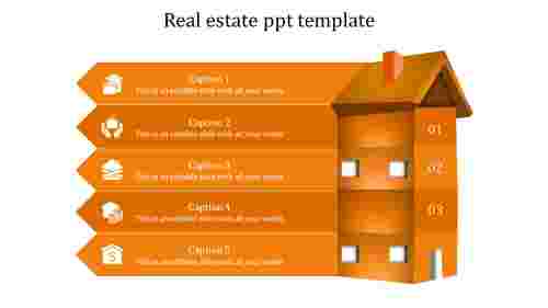 real estate ppt template-real estate ppt template-ORANGE